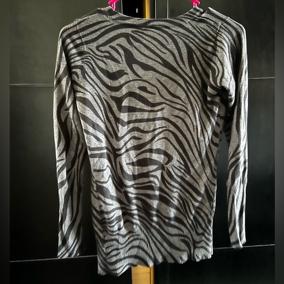 Zebra stripe cardigan - Picture 2 of 4